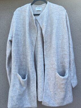 NWT Cozy Cream Open Front Cardigan Sweater - L